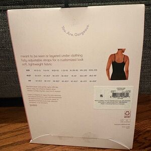 Joyspun ~ Women's Shaping Cami Medium Support Black Tummy Control ~ 3XL (22)